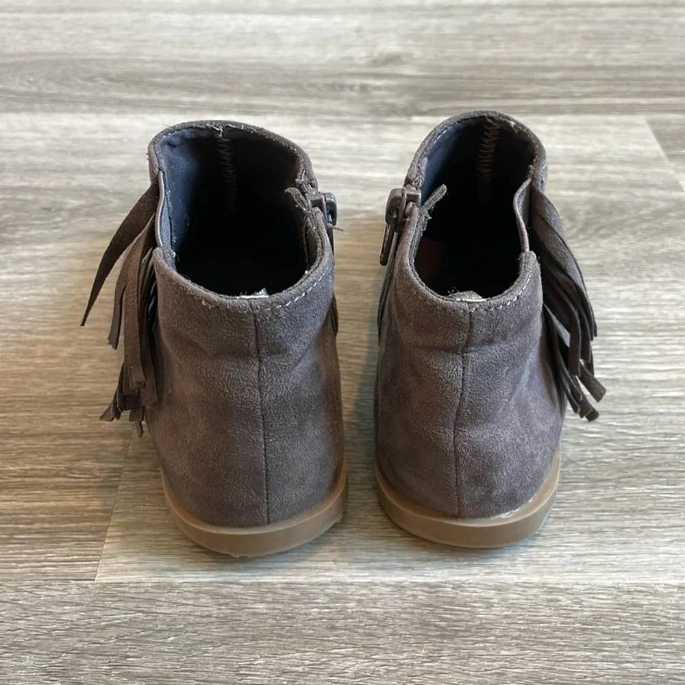 Old Navy toddler girls gray ankle boots